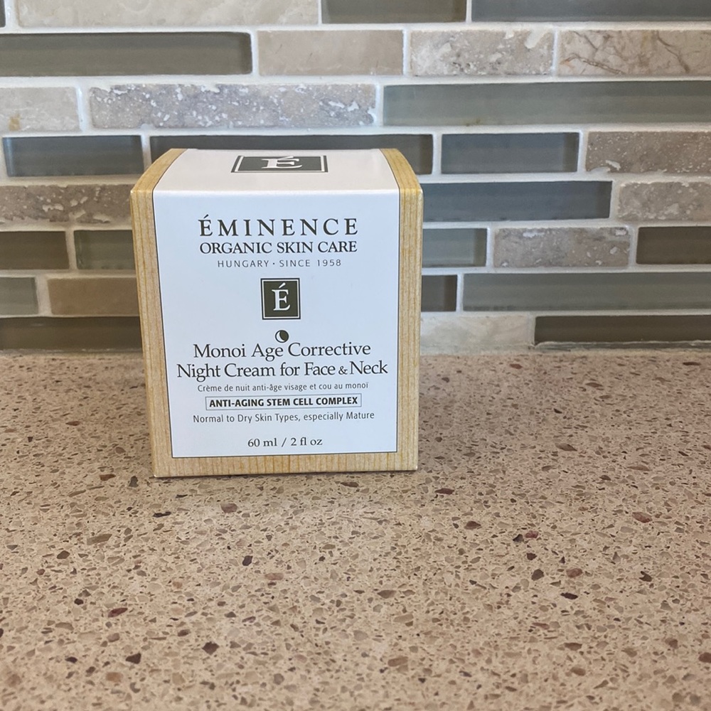 Eminence Organics Monoi age corrective night cream for face & neck